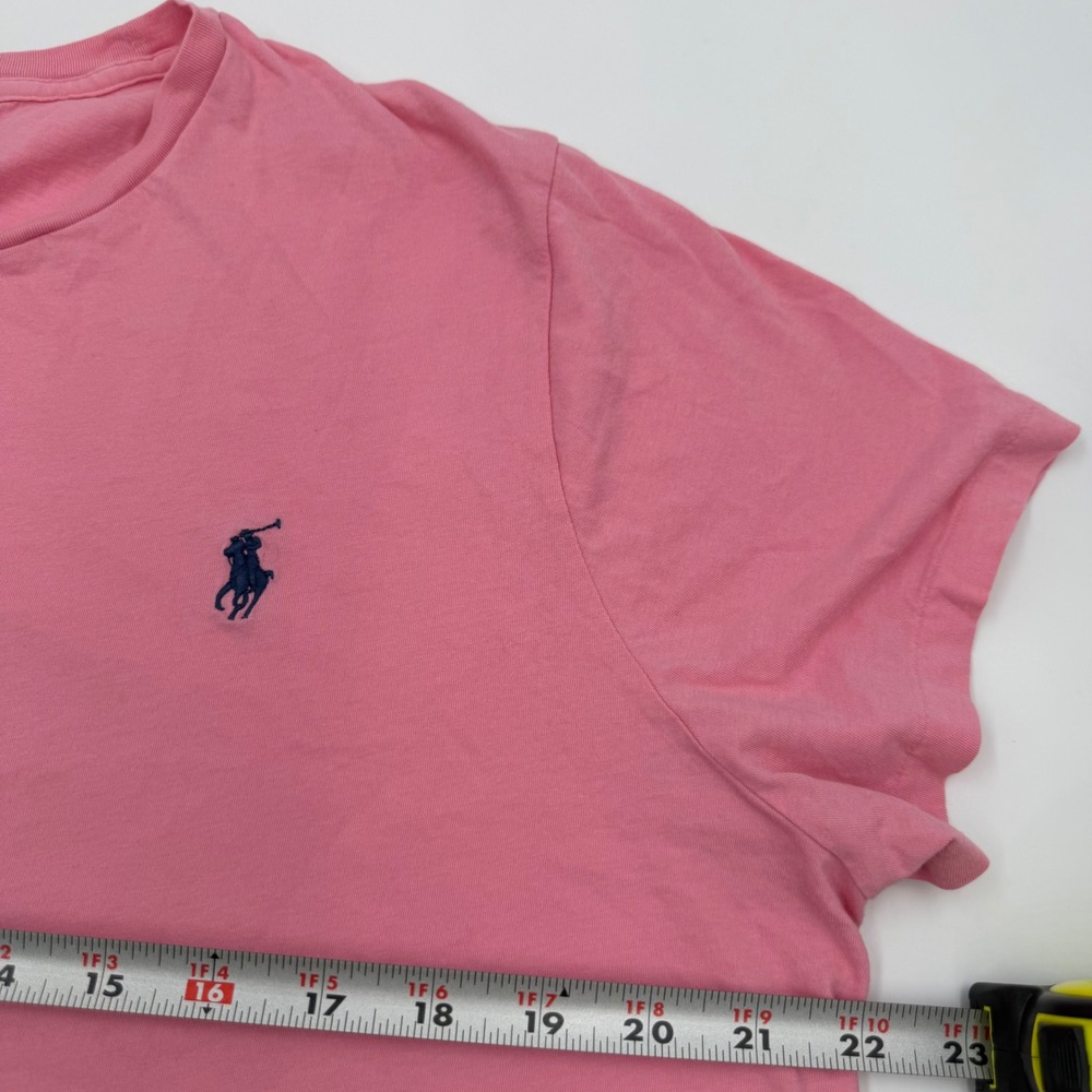 Polo Ralph Lauren Pink Short Sleeve Crewneck Pony Logo T-Shirt XXL Womens - Picture 3 of 6